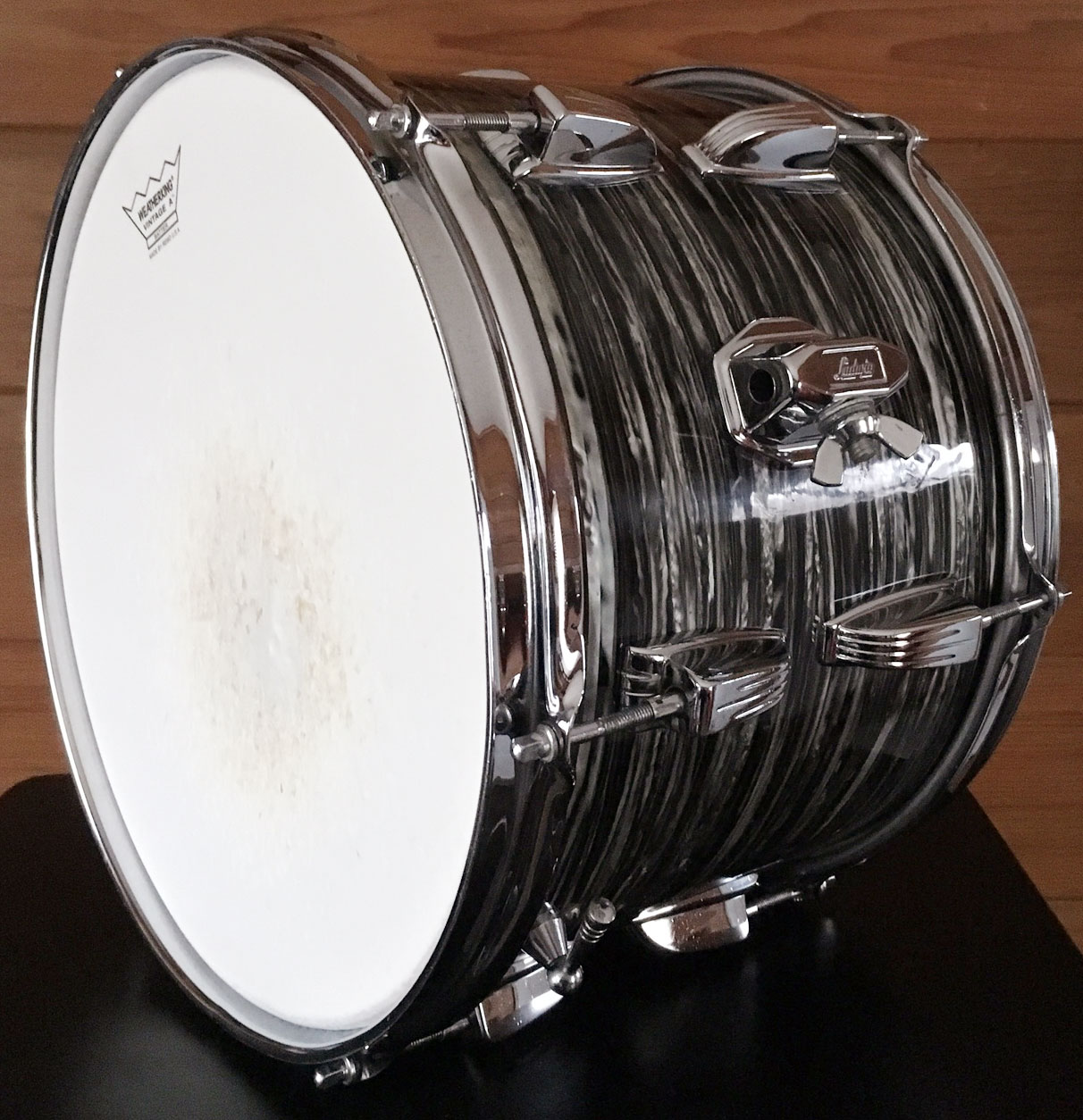 Vintage 1966 Ludwig 13" Classic Tom in Oyster Black Pearl