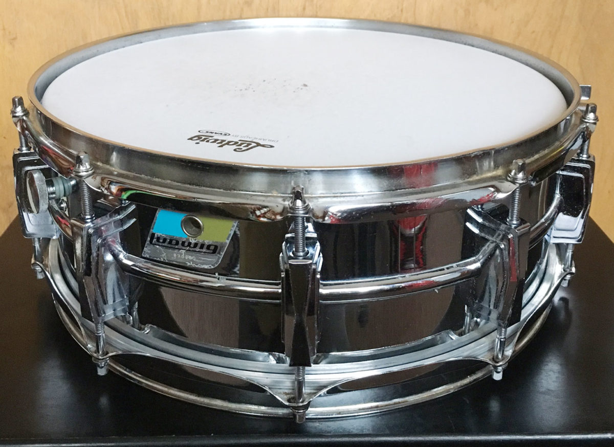 Vintage 1971 Ludwig Supraphonic Snare Drum MKE Drum Co 