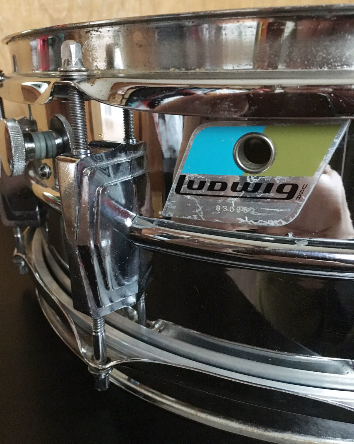 Vintage 1971 Ludwig Supraphonic Snare Drum MKE Drum Co.