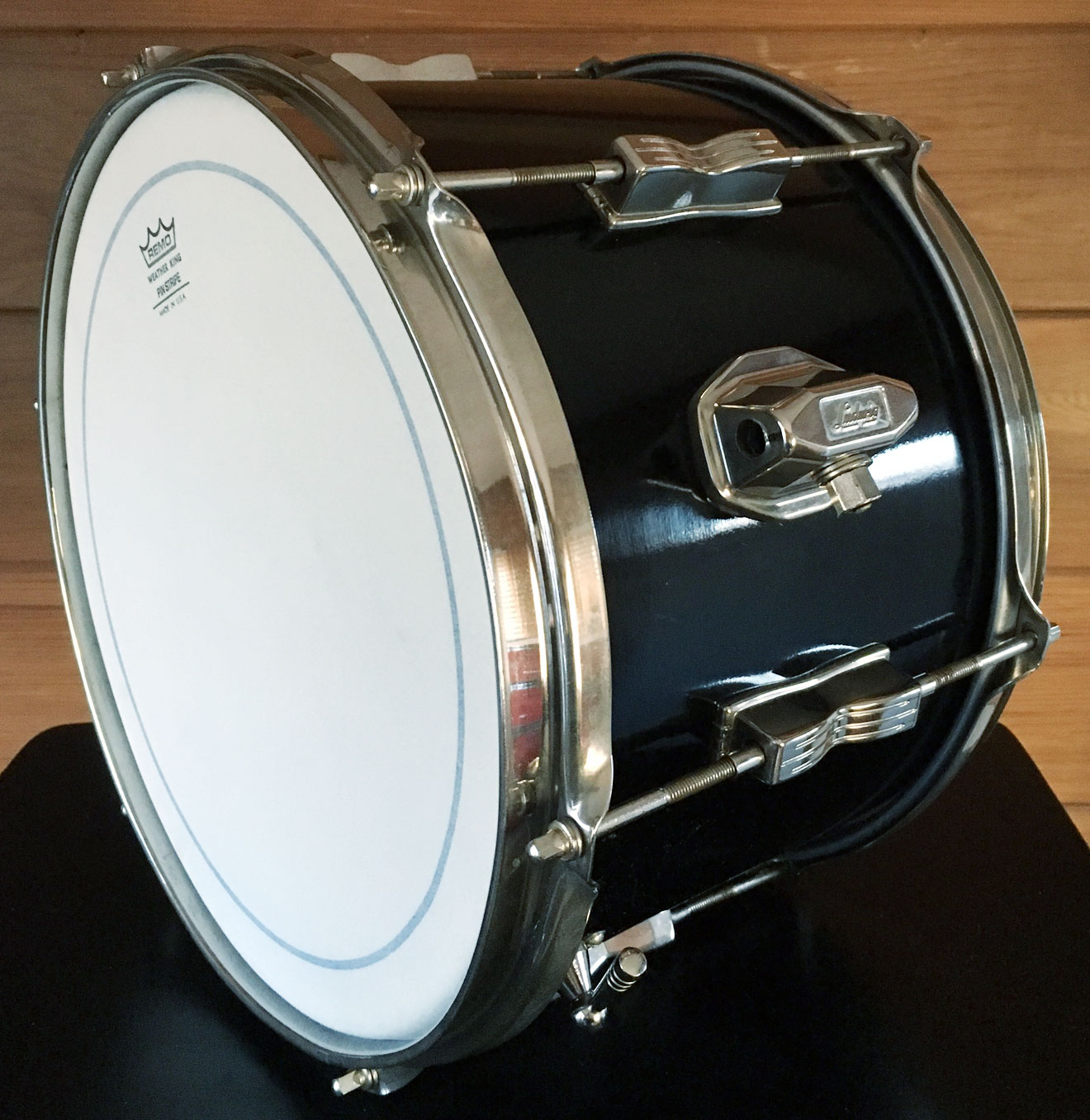 Vintage 1965 Ludwig 12" Club Date Tom in Black Lacquer