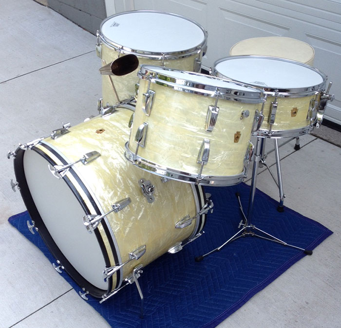 Vintage 1950's Ludwig WFL Buddy Rich Super Classic Kit in WMP