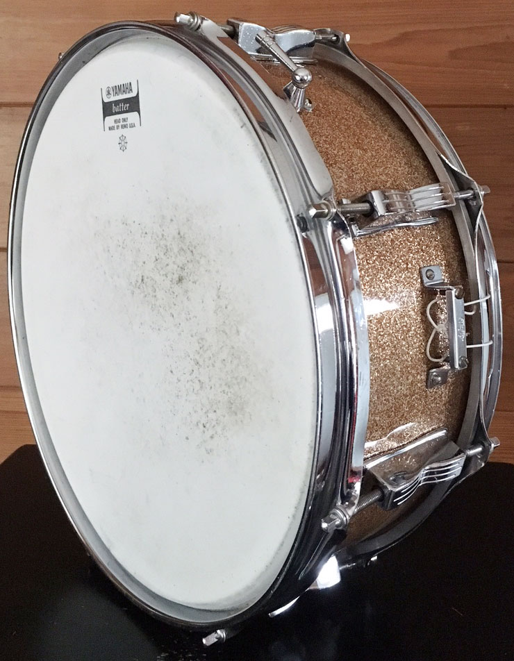 Vintage 1965 Ludwig Jazz Fest 5x14 Snare in Champagne Sparkle
