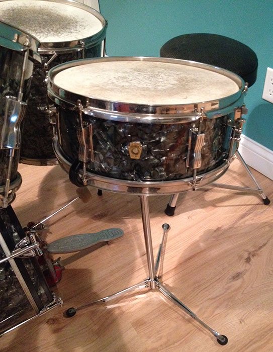 Vintage 1965 Ludwig Club Dates in BDP with Nickel Hardware