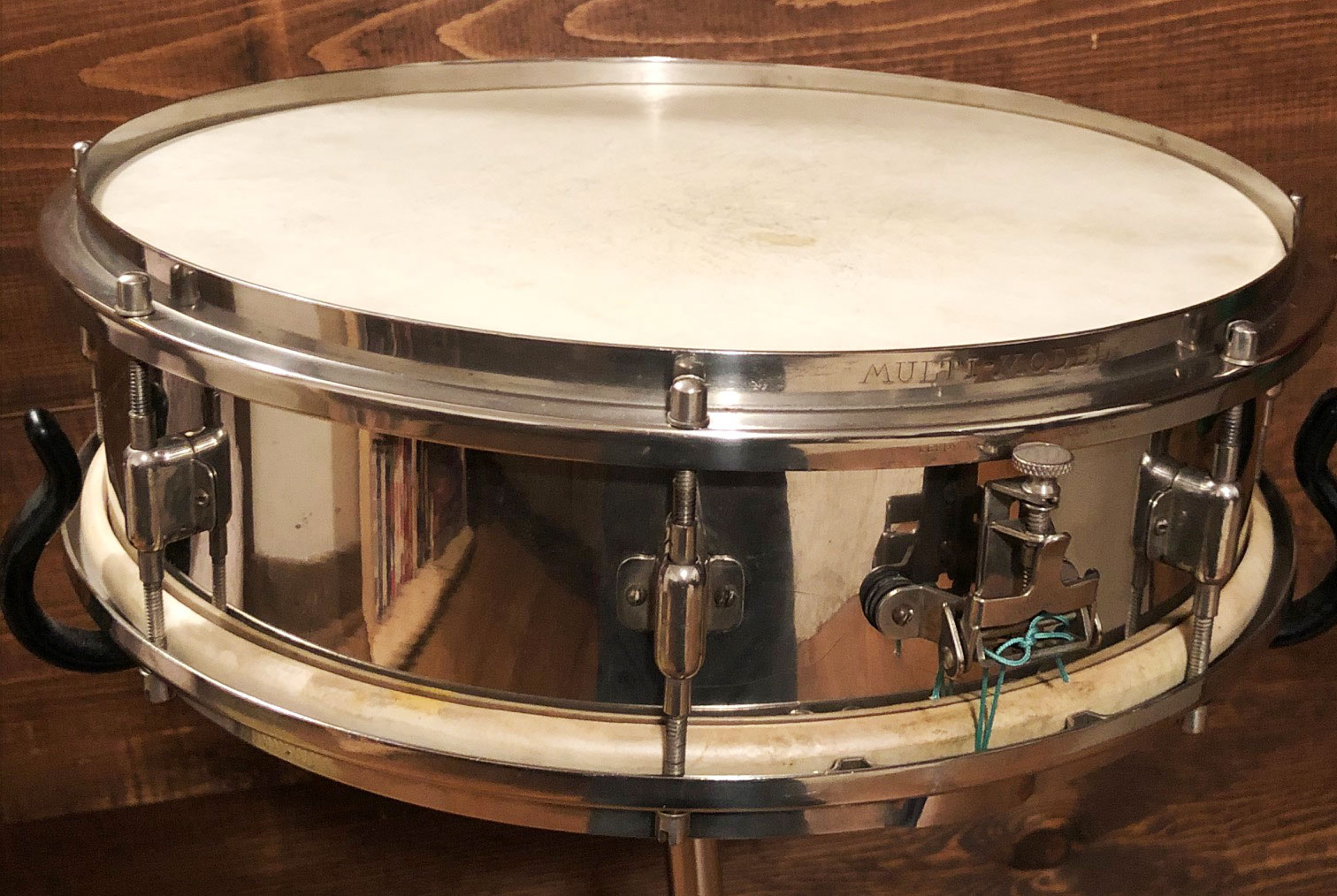 Vintage 1920s Leedy Multi-Model 4x14 Snare Drum