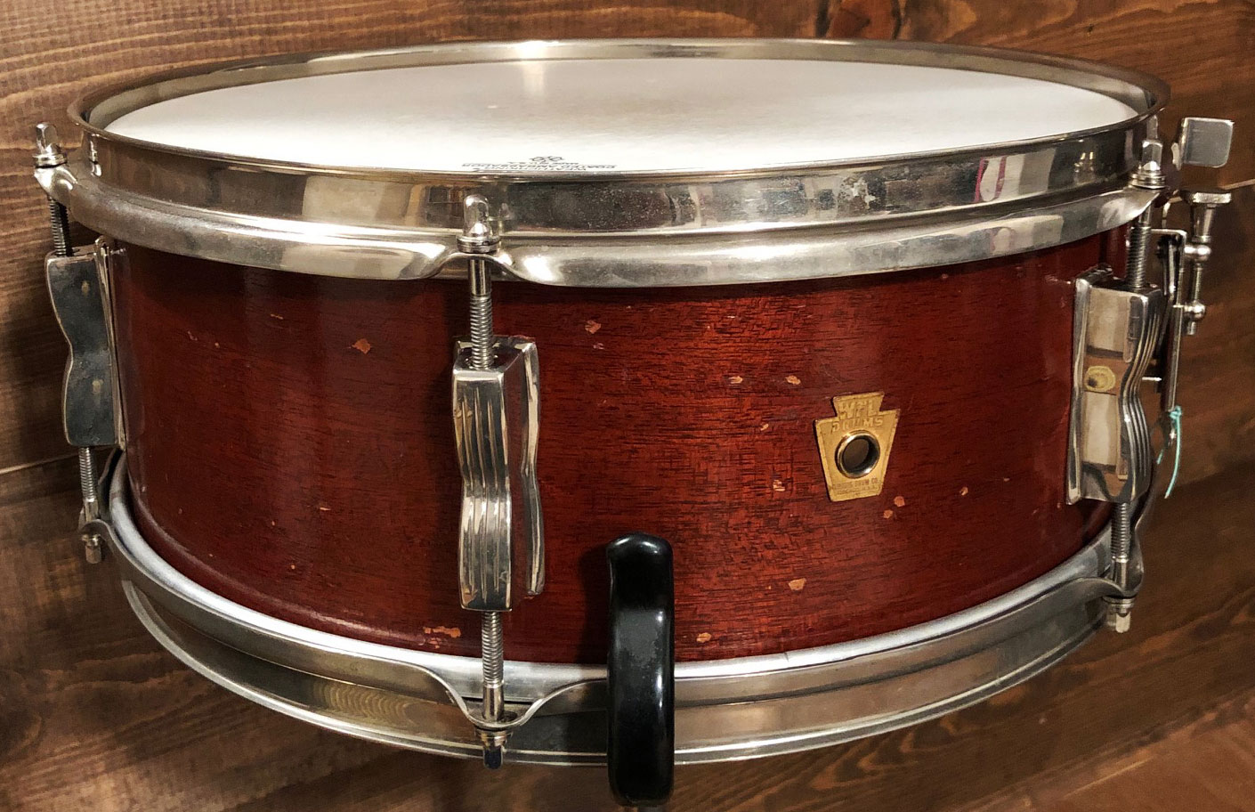 Vintage 1957 WFL 5.5x14 Supreme Concert Snare Drum in Mahogany
