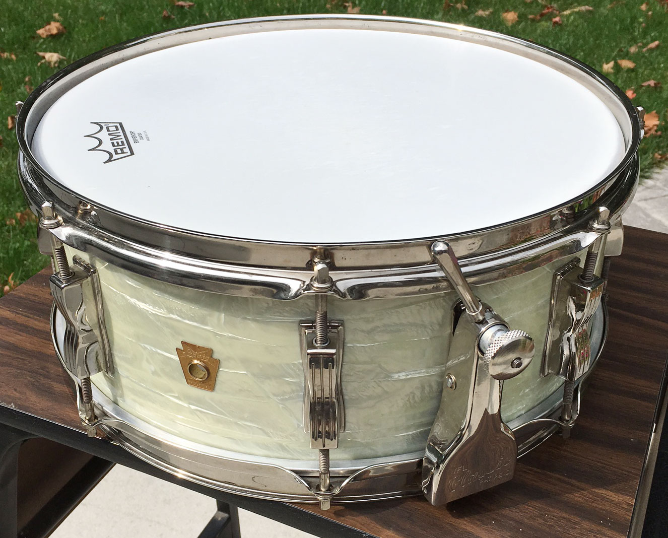 Vintage 1961 Ludwig Pre-Serial Super Classic 5.5x14 Snare in WMP