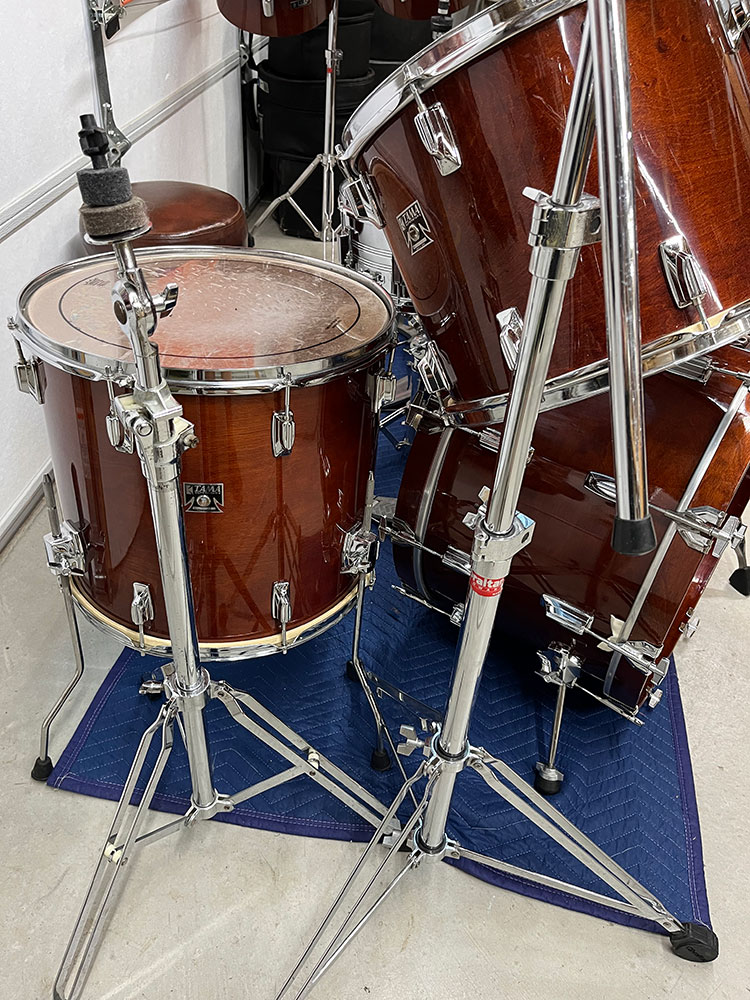 Vintage 1983 Tama Superstar Drum Set in Super Mahogany Vintage 1983 Tama Superstar Drum Set in Super Mahogany